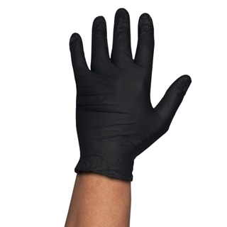 Guante Desechable Nitrilo G.Touch HQ Negro 7,0 Gr - RUBBEREX - Imagen 1