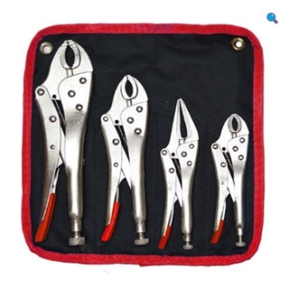 JUEGO DE ALICATES DE PRESIÓN, 4 PIEZAS 9429 - Imagen 1