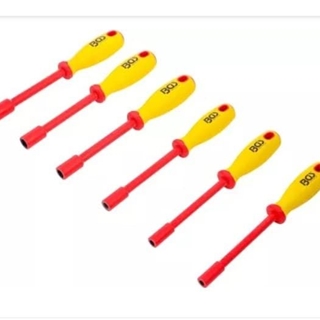 Juego de destornilladores de llave de vaso VDE | hexágono | 5,5 - 12 mm | 6 piezas - 71095 BGS - Imagen 1