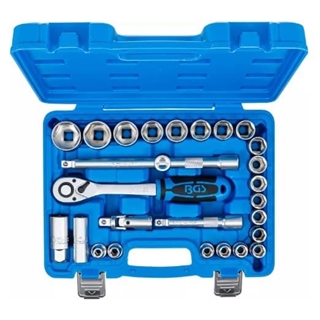 Juego de llaves de vaso | 12,5 mm (1/2") | SW 8 - 32 mm | 27 piezas - 2224 BGS - Imagen 2