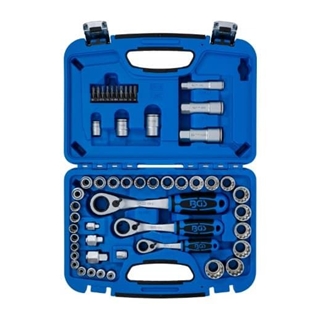 Juego de llaves de vaso con agujero pasante | Gear Lock | 4,5 - 25 mm | 52 piezas - 2181 BGS - Imagen 2