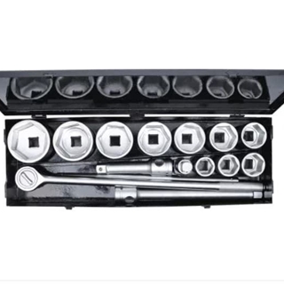 Juego de llaves de vaso | entrada 25 mm (1") | 36 - 80 mm | 15 piezas - 15111 BGS - Imagen 1