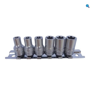 JUEGO DE VASOS TORX PLUS – 1/4?», 6 PIEZAS 9885 - Imagen 1