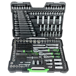 MALETÍN DE HERRAMIENTAS DE 216 PIEZAS CON VASOS HEXAGONALES CINCADO JBM - Imagen 1