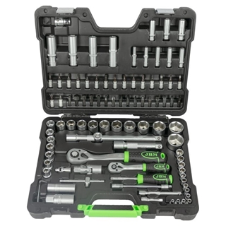 MALETÍN DE HERRAMIENTAS DE 94 PIEZAS CON VASOS HEXAGONALES CINCADO- 54038 - Imagen 1