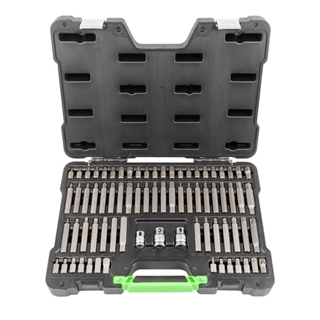 MALETÍN DE PUNTAS 75 PIEZAS HEXAGONALES, XZN, RIBE, TORX Y TORX INV.- 52550 JBM - Imagen 1